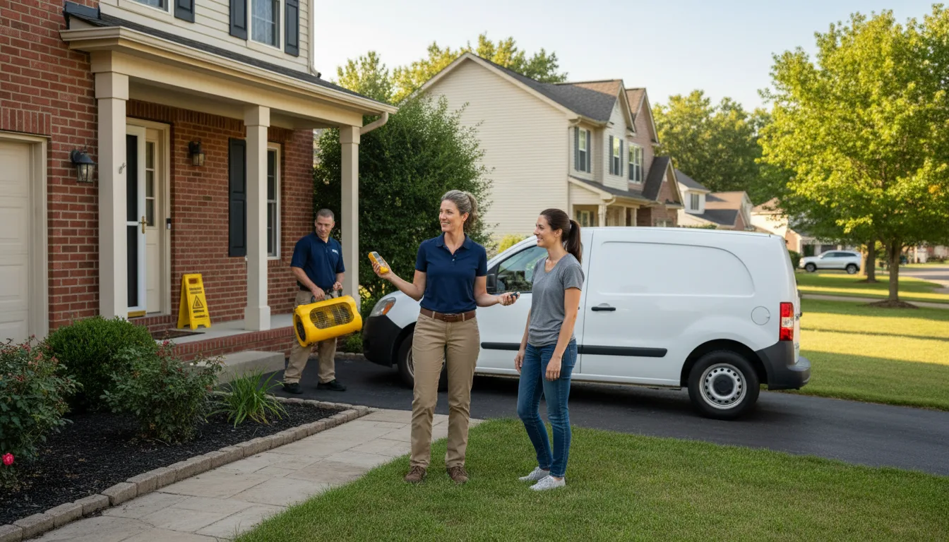 Water restoration image for Home Water Damage Repair in Leesburg, TX